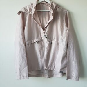 Marc New York women's windbreaker hooded jacket size L long sleeve